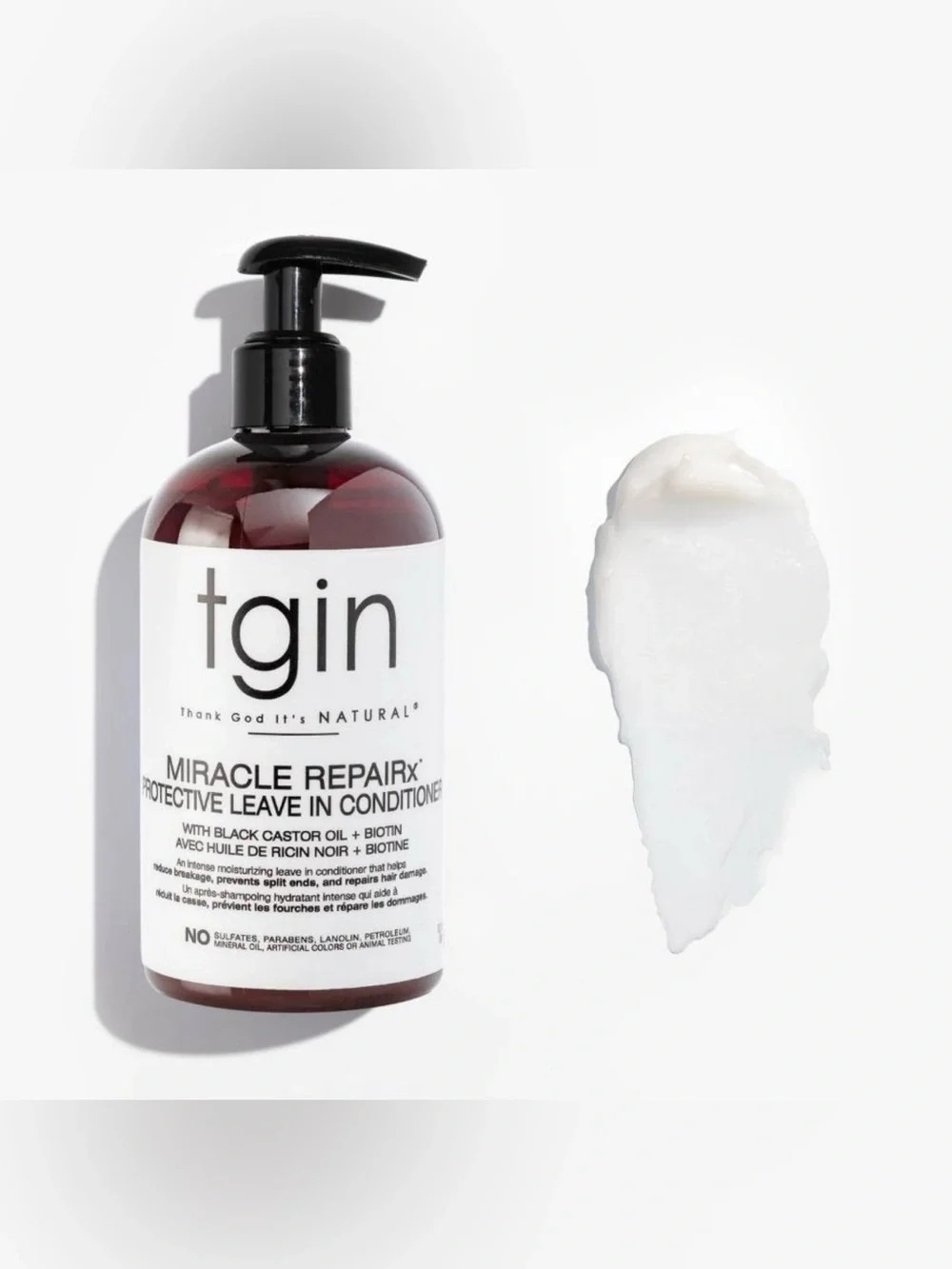 TGIN Miracle RepaiRx Protective Leave-In Conditioner For Curly Hair 12 fl oz New